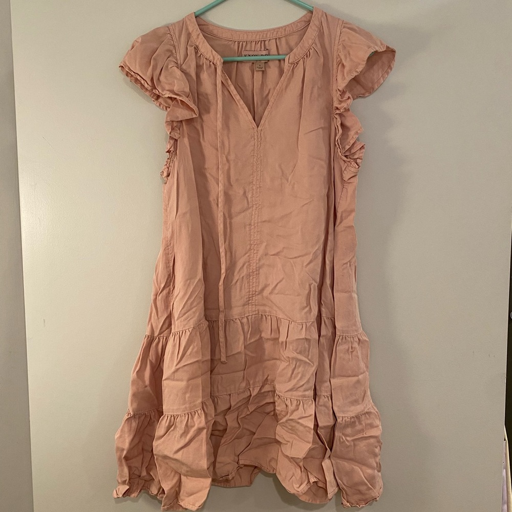 knox rose dusty pink short dress